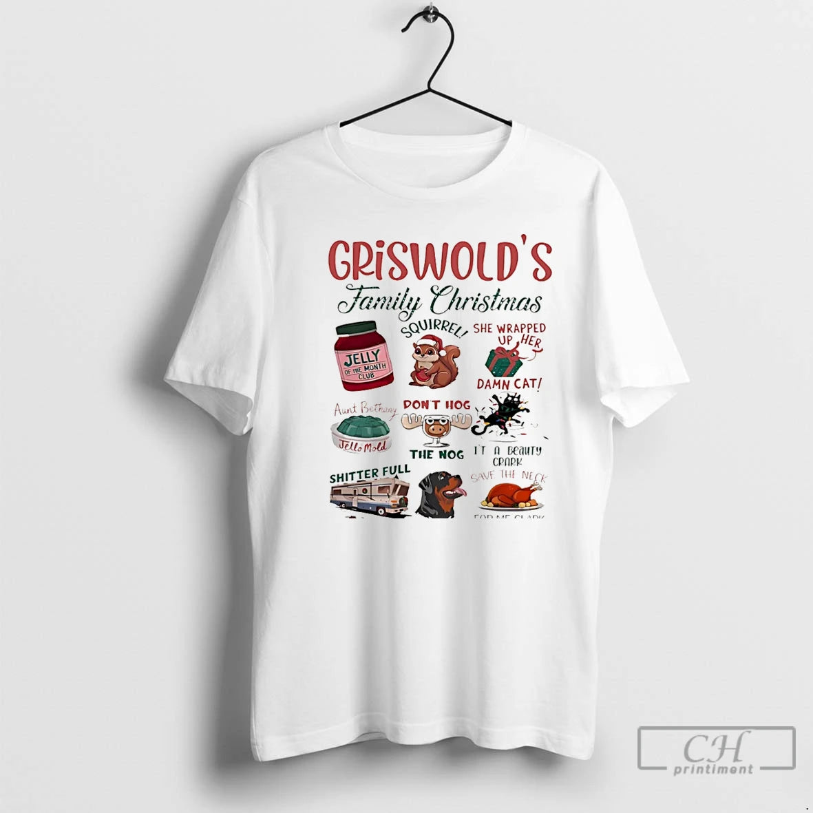 Premium Griswolds Family Christmas Jelly Of The Month Club Squirrel Christmas T Shirts Hoodie Sweatshirt | PurePodTees.com