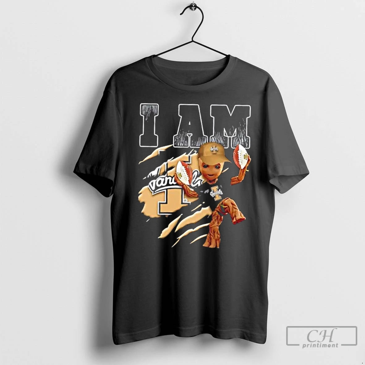 Premium Groot I Am Idaho Vandals Fan Shirt Hoodie Sweatshirt | PurePodTees.com