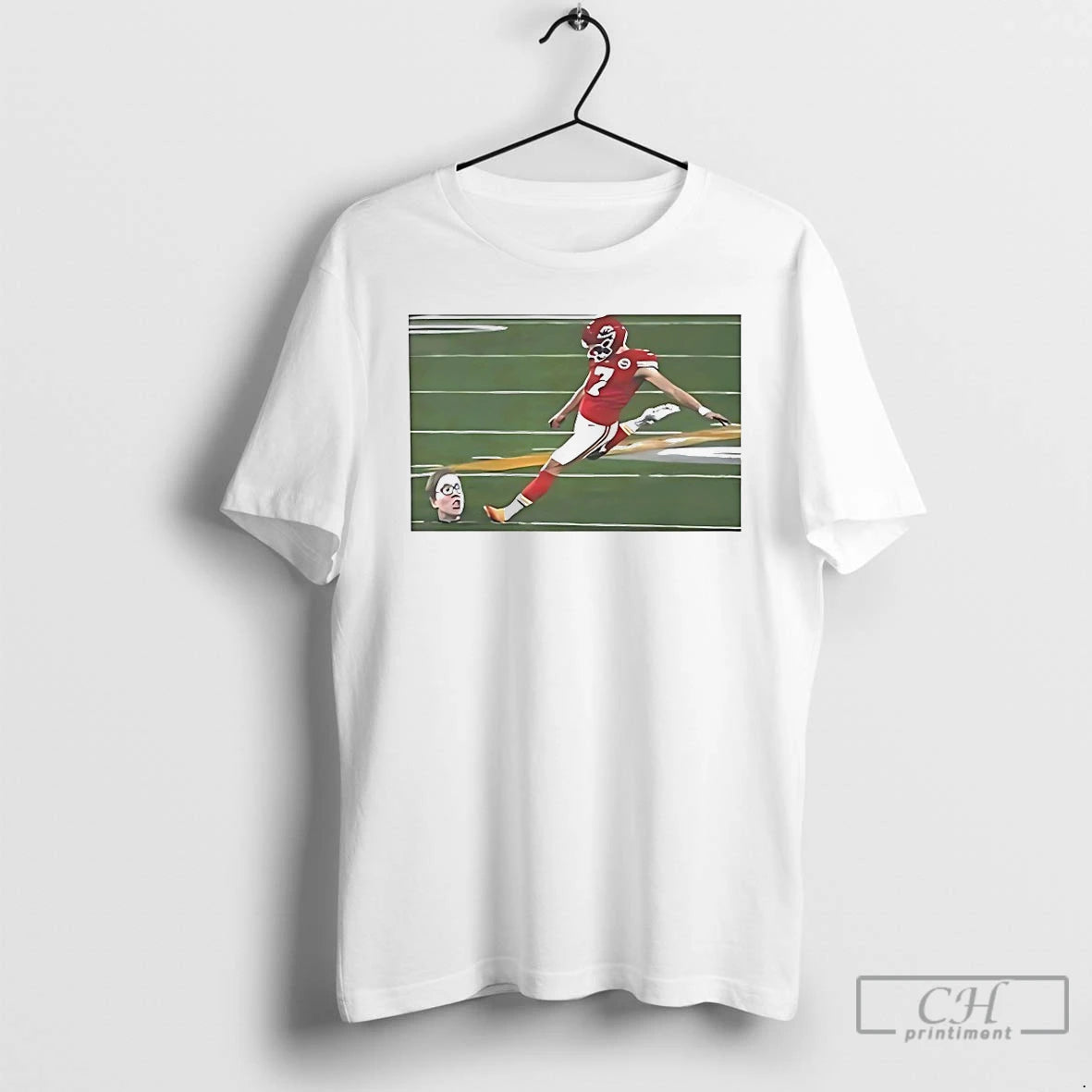 Premium Harrison Butker Kick Head Meme T Shirts Hoodie Sweatshirt | PurePodTees.com