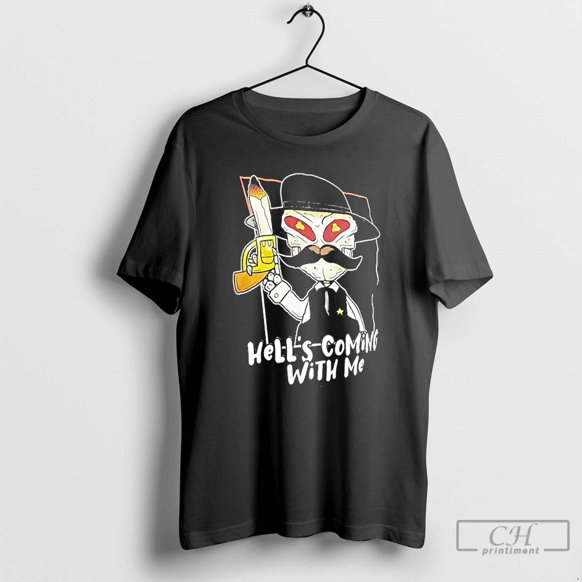 Premium Hells Coming With Me American Folk Band T Shirts Hoodie Sweatshirt | PurePodTees.com