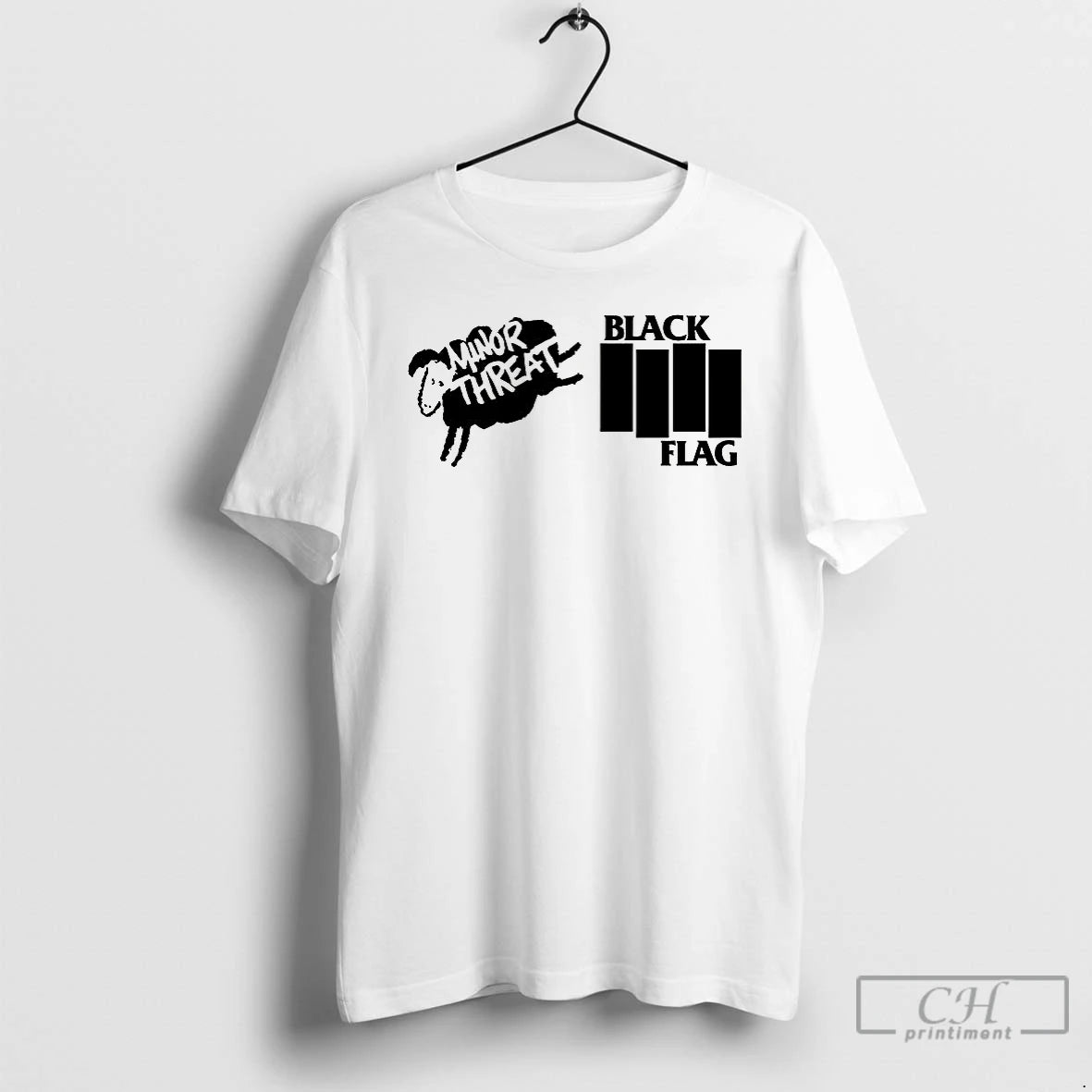 Premium Henry Rollins And Ian Mackaye Logo T Shirts Hoodie Sweatshirt | PurePodTees.com