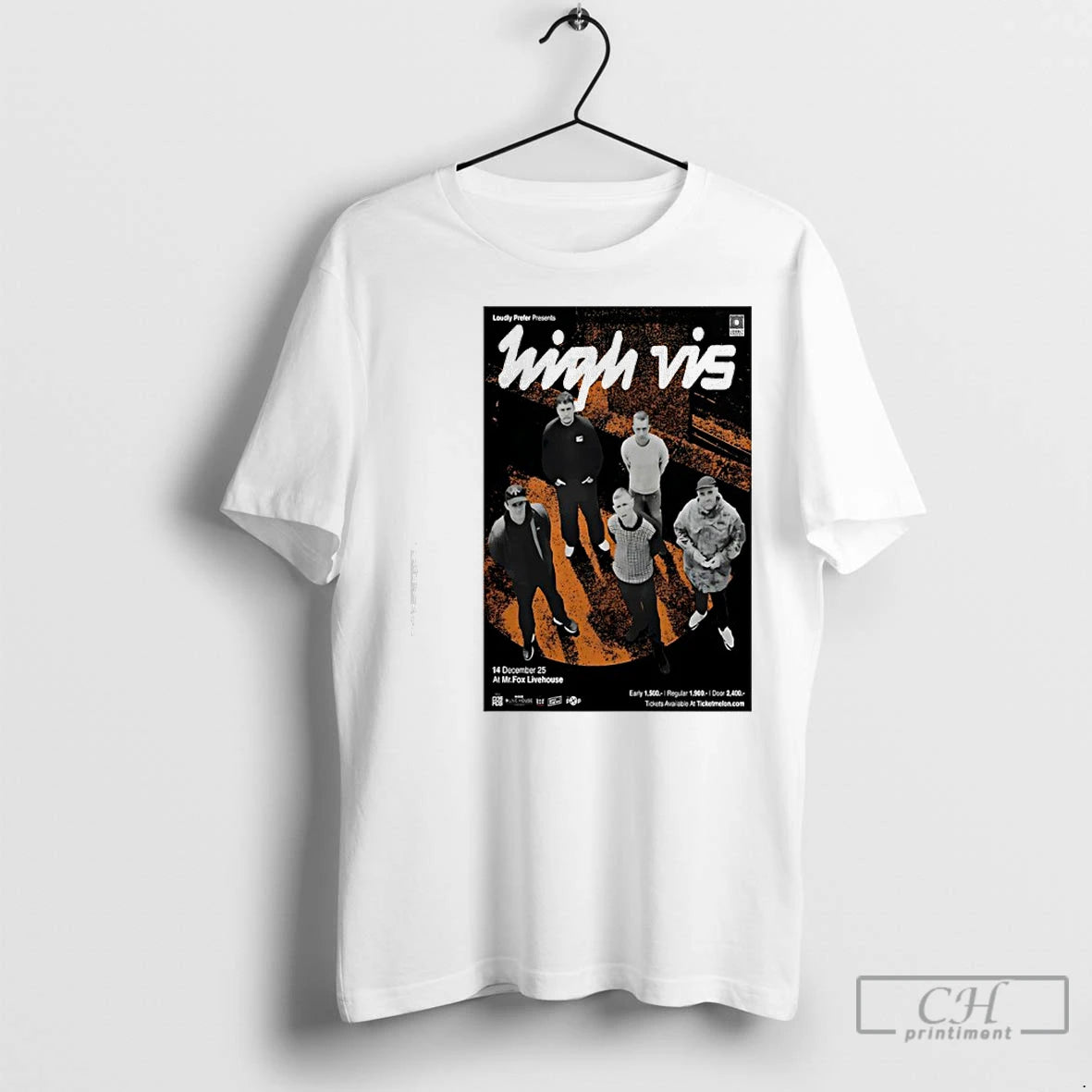 Premium High Vis Tour Mr Fox Livehouse 2025 Shirt Hoodie Sweatshirt | PurePodTees.com