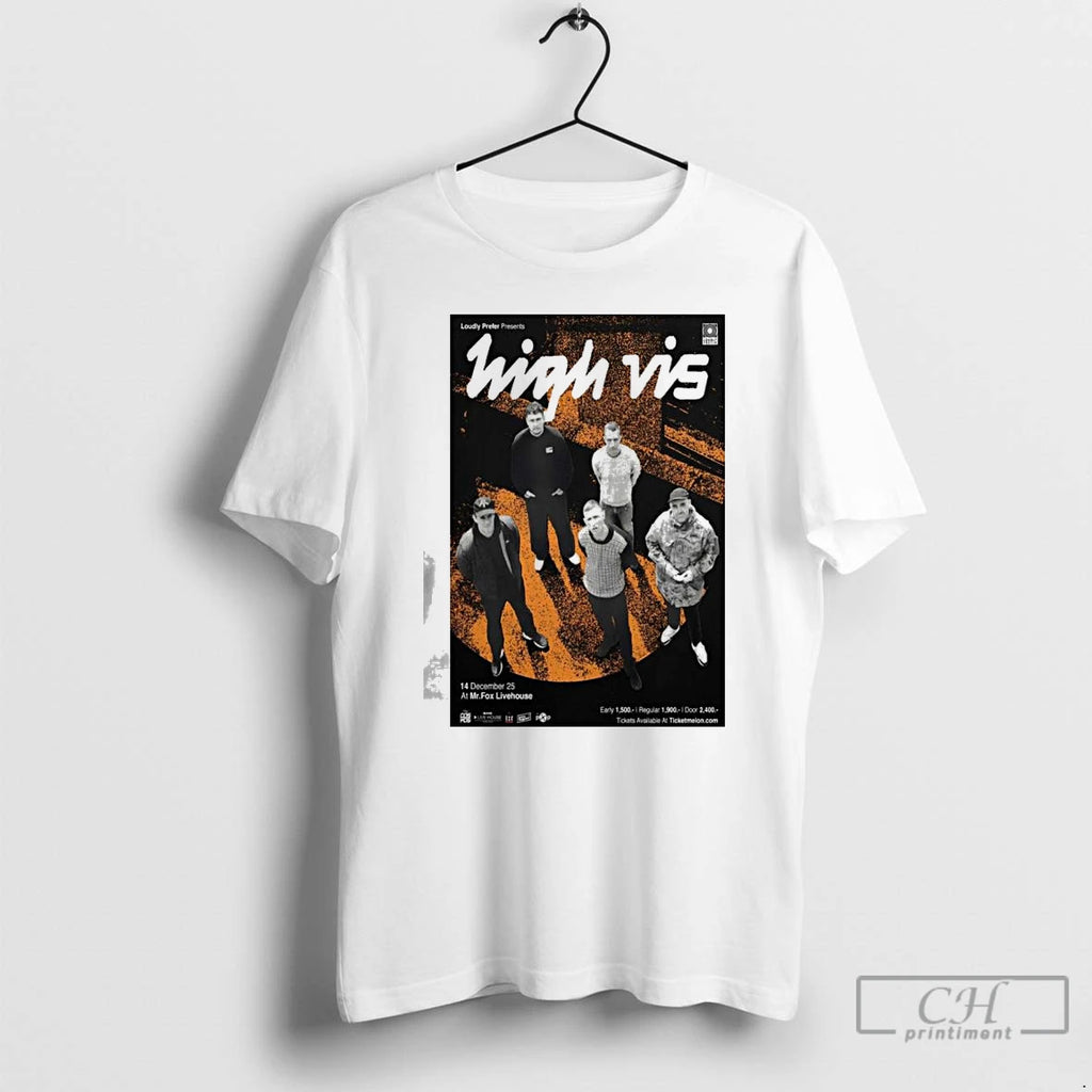 Premium High Vis Tour Mr Fox Livehouse 2025 T Shirts Hoodie Sweatshirt | PurePodTees.com