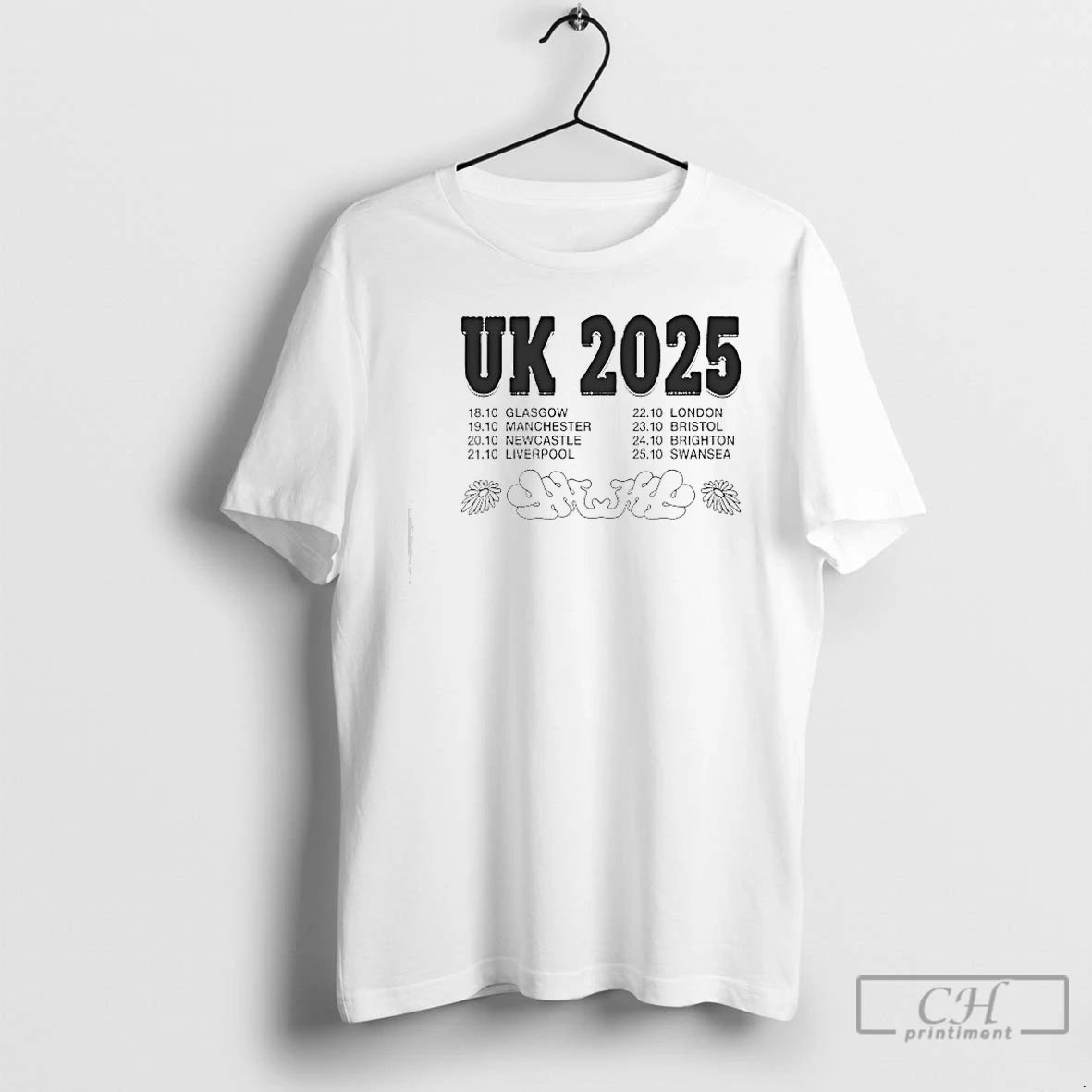 Premium Higher Power Tour 2025 Uk T Shirts Hoodie Sweatshirt | PurePodTees.com