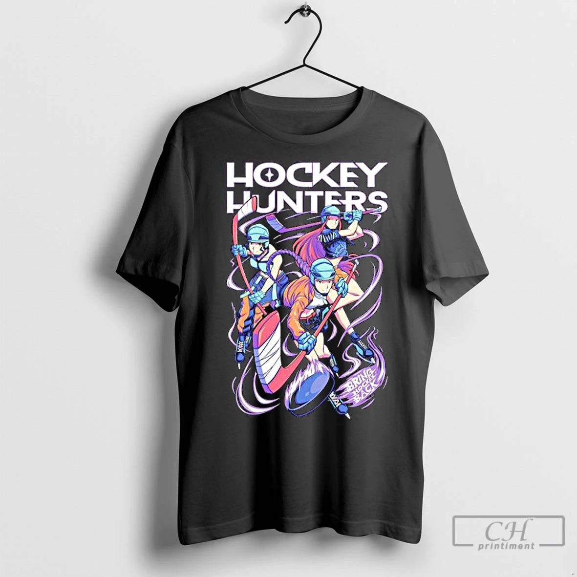 Premium Hockey Hunters Bring Hockey Back Characters Shirt Hoodie Sweatshirt | PurePodTees.com