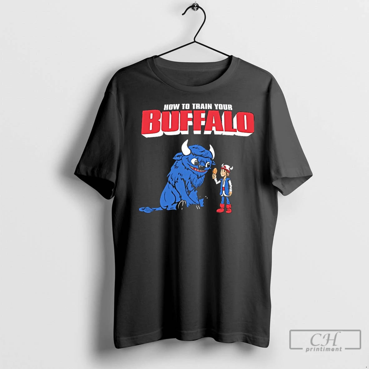 Premium How To Train Your Buffalo Shirt Hoodie Sweatshirt | PurePodTees.com