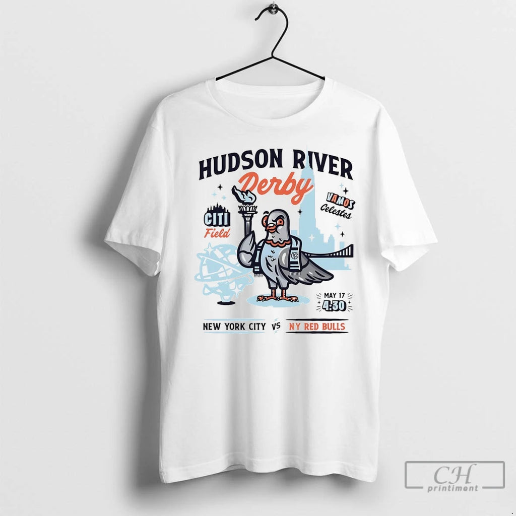 Premium Hudson River Derby New York City Vs Ny Red Bulls Shirt Hoodie Sweatshirt | PurePodTees.com