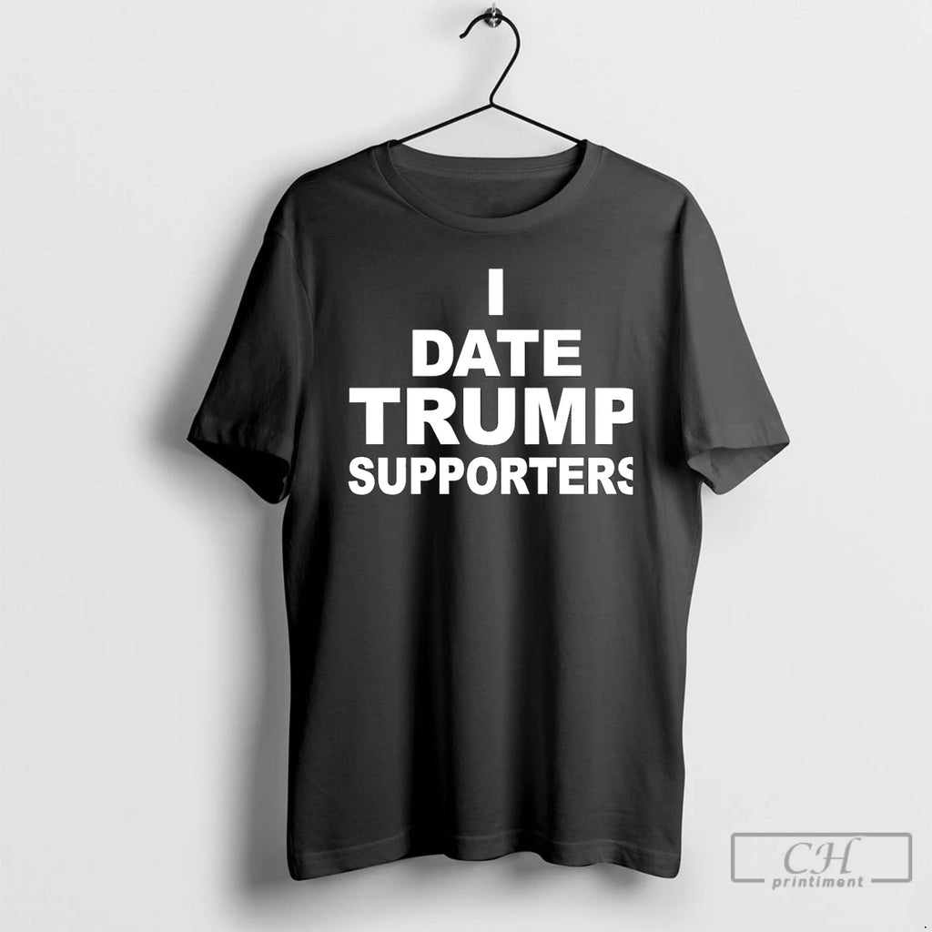 Premium I Date Trump Supporters 2025 Christmas T Shirts Hoodie Sweatshirt | PurePodTees.com