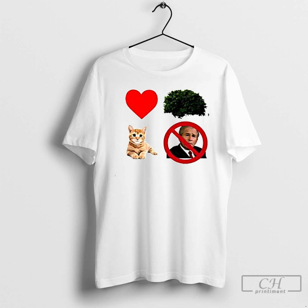 Premium I Heart Bush The Pussy Not The President Meme T Shirts Hoodie Sweatshirt | PurePodTees.com