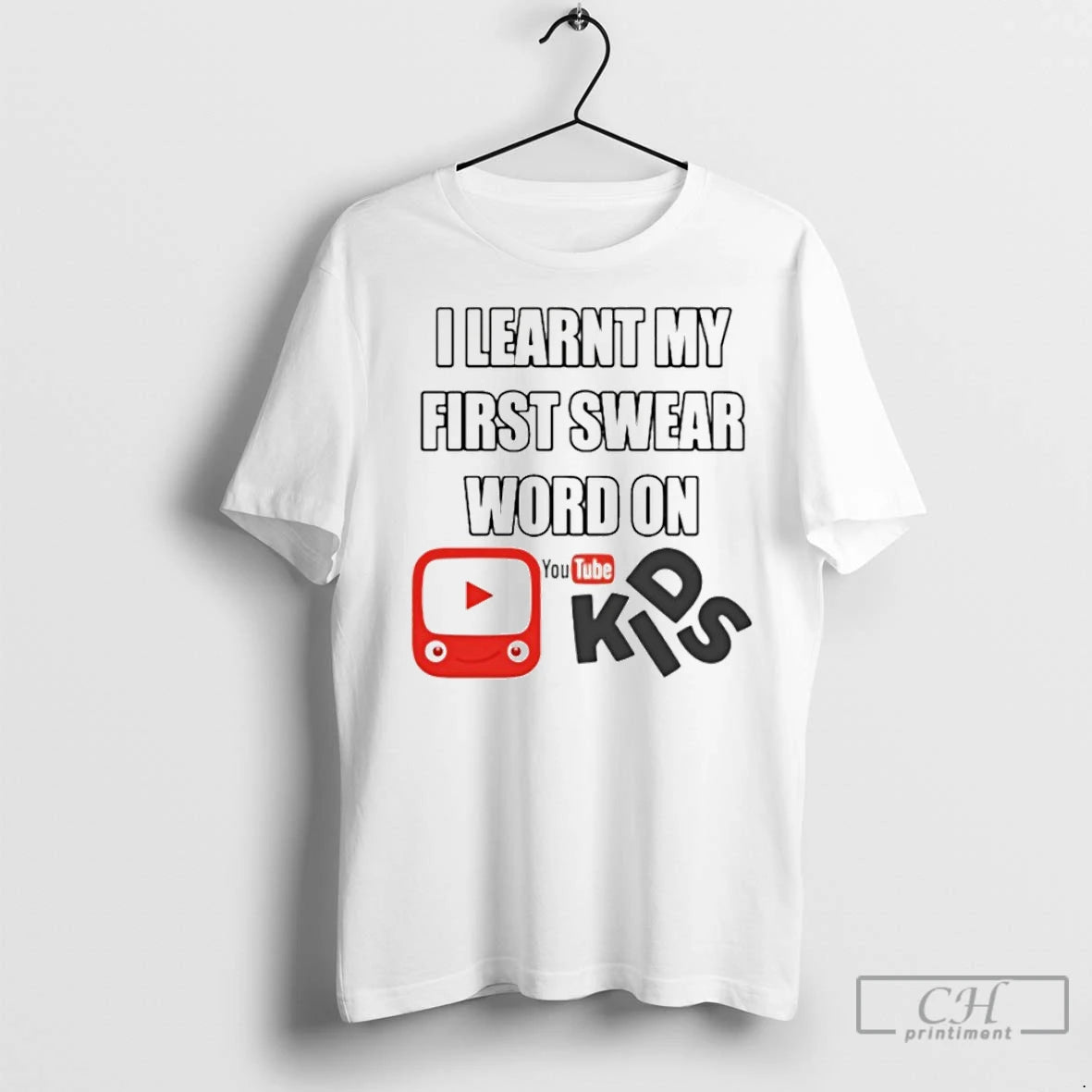 Premium I Learnt My First Swear Word On Youtube Kids Shirt Hoodie Sweatshirt | PurePodTees.com