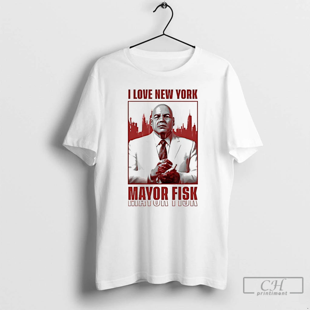 Premium I Love New York Mayor Fisk Shirt Hoodie Sweatshirt | PurePodTees.com