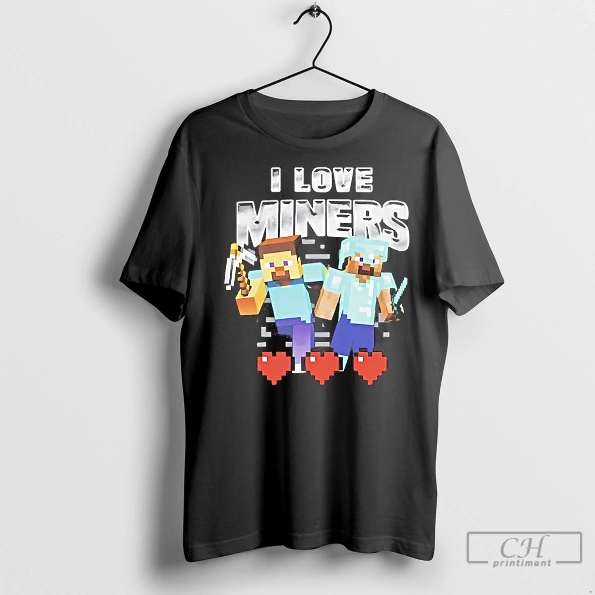 Premium I Love Steve Miners Shirt Hoodie Sweatshirt | PurePodTees.com
