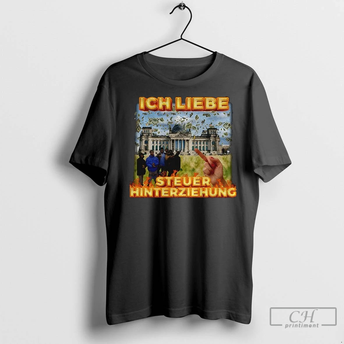 Premium I Love Tax Evasion Ich Liebe Steuerhinterziehung Shirt Hoodie Sweatshirt | PurePodTees.com