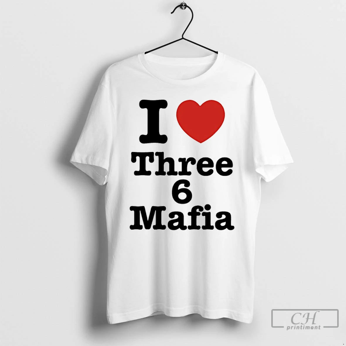 Premium I Love Three 6 Mafia T Shirts Hoodie Sweatshirt | PurePodTees.com