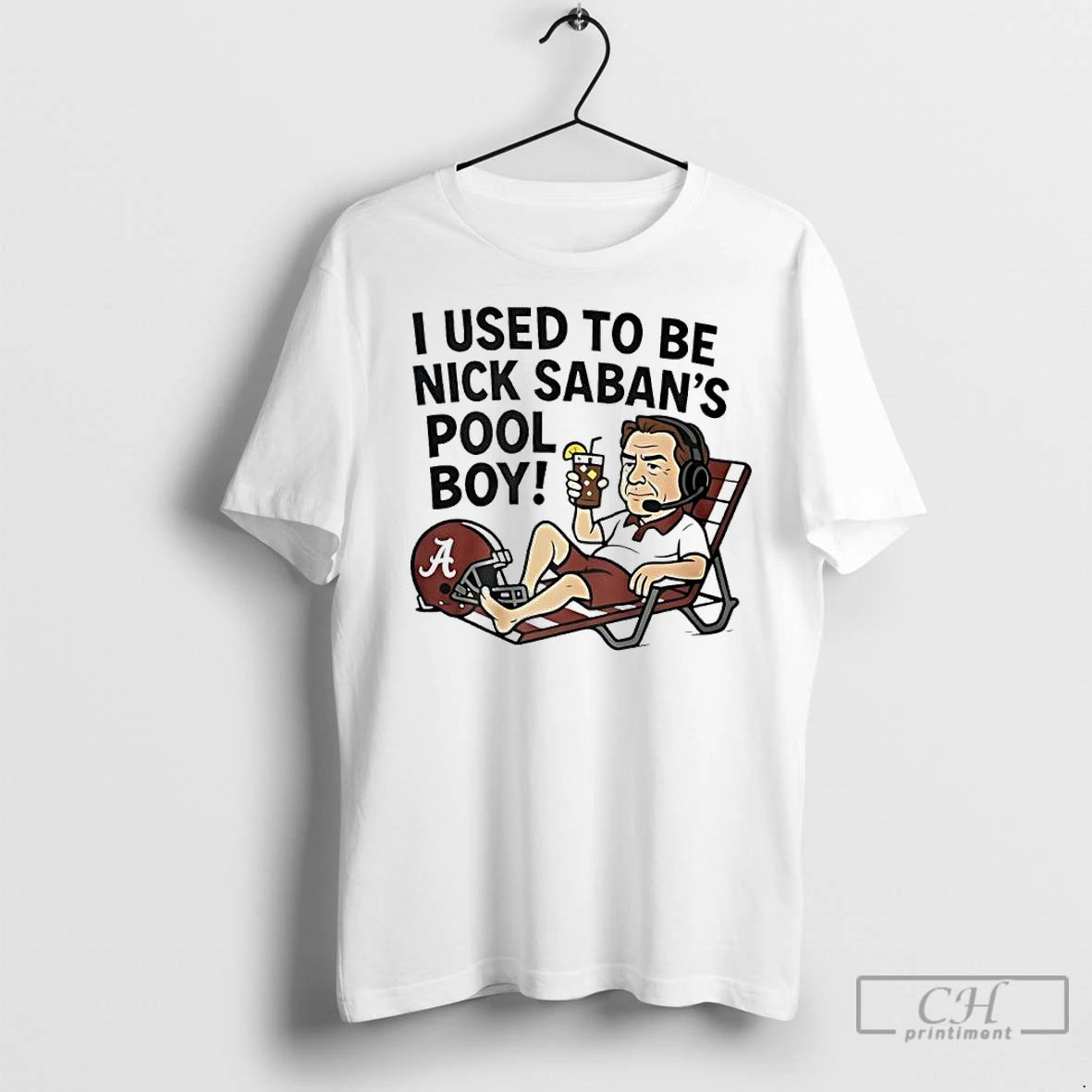 Premium I Used To Be Nick Sabans Pool Boy Coach Alabama Shirt Hoodie Sweatshirt | PurePodTees.com
