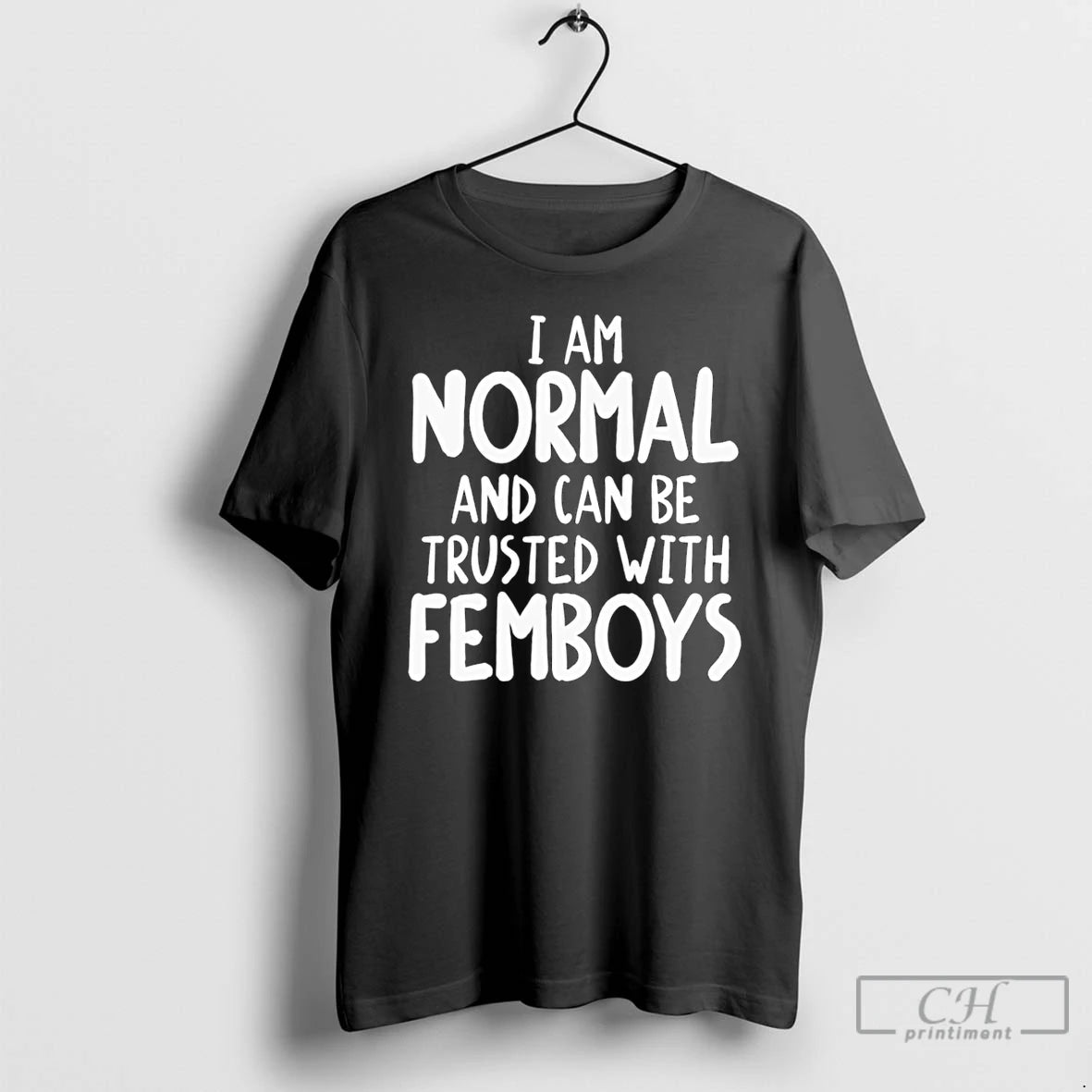 Premium I Am Normal And Can Be Trusted With Femboys T Shirts Hoodie Sweatshirt | PurePodTees.com