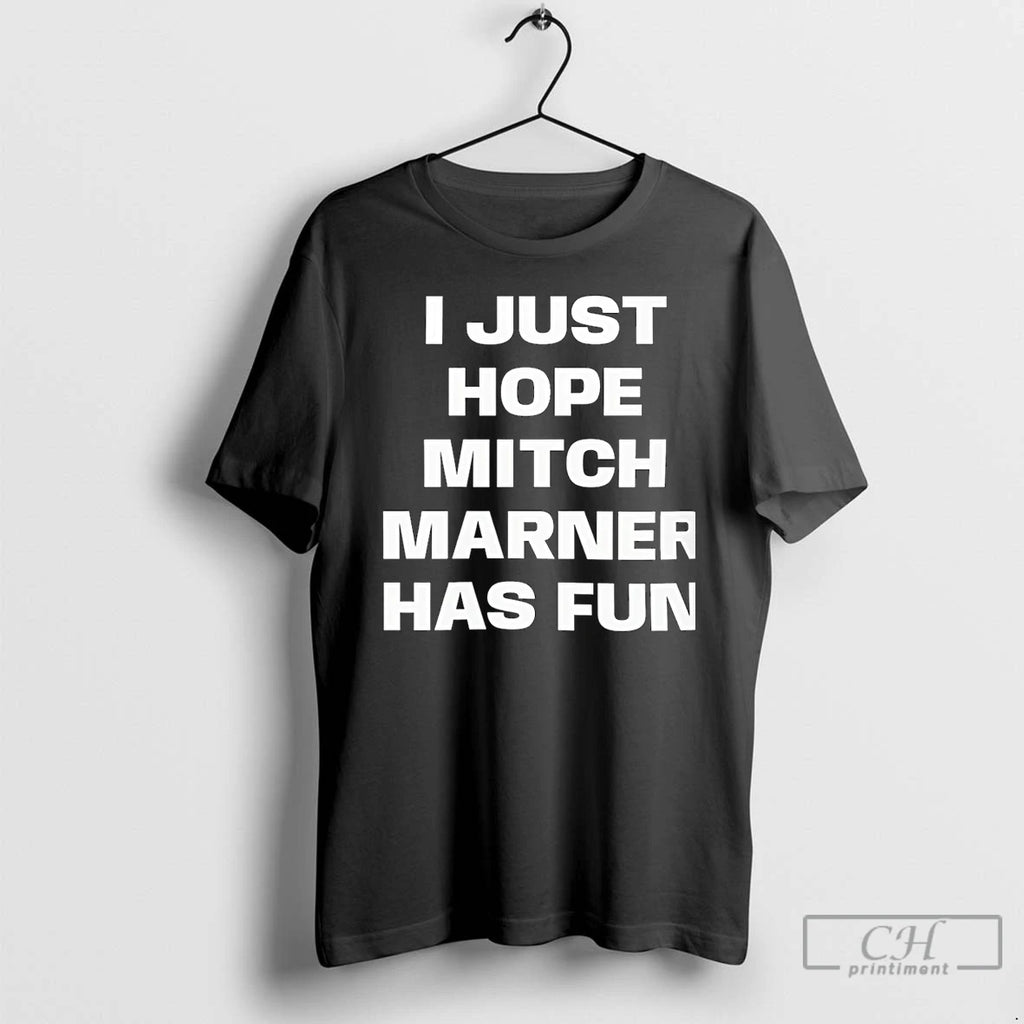 Premium I Just Hope Mitch Marner Has Fun Christmas T Shirts Hoodie Sweatshirt | PurePodTees.com