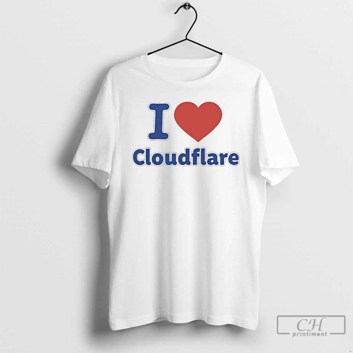 Premium I Love Cloudflare Shirt Hoodie Sweatshirt | PurePodTees.com