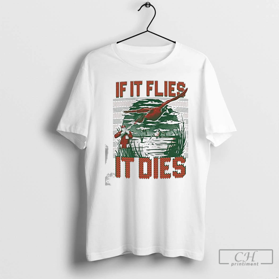 Premium If It Flies It Dies Tacky 2025 T Shirts Hoodie Sweatshirt | PurePodTees.com