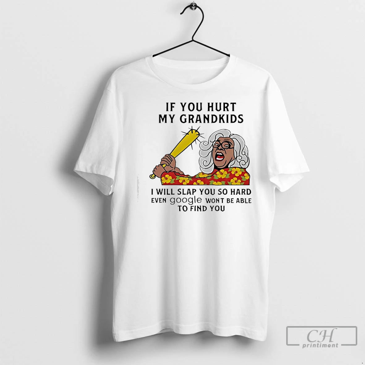 Premium If You Hurt My Grandkids I Will Slap You So Hard Google Wont Be Shirt Hoodie Sweatshirt | PurePodTees.com