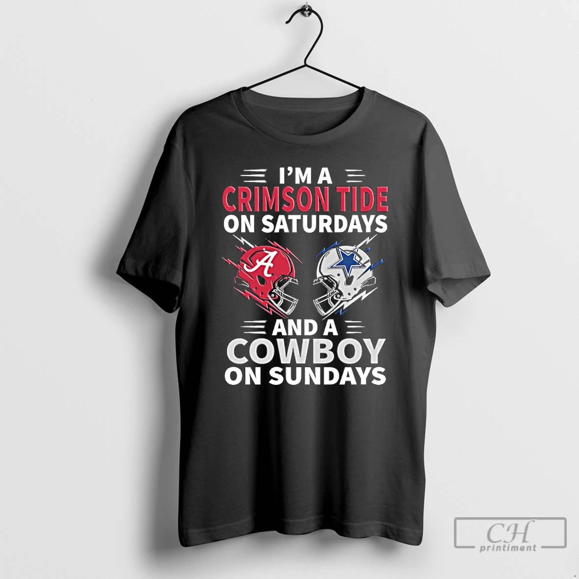 Premium Im A Crimson Tide On Saturdays And A Cowboy On Sundays T Shirts Hoodie Sweatshirt | PurePodTees.com