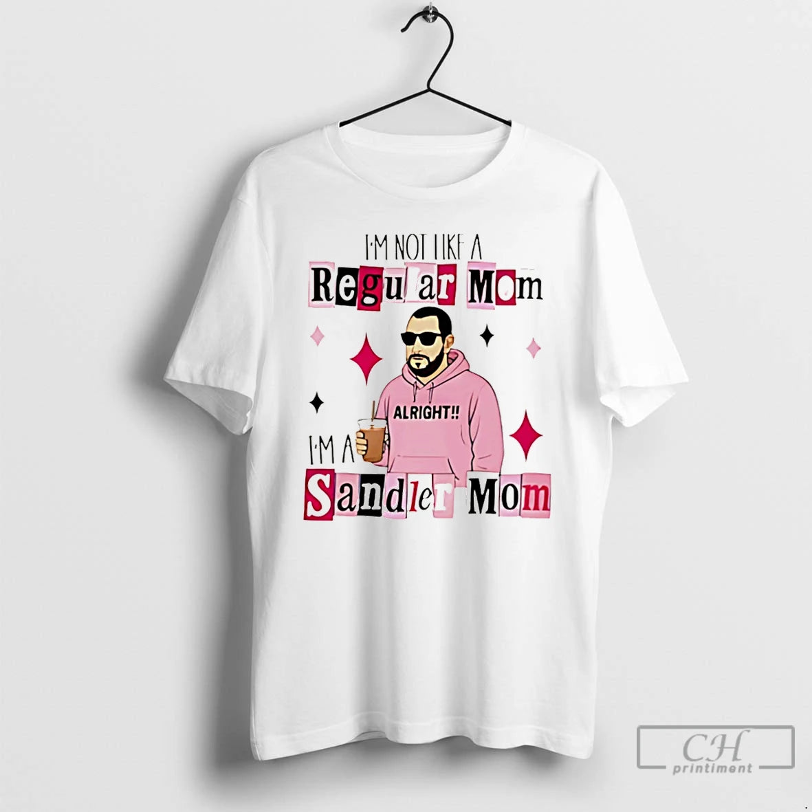 Premium Im Not A Regular Mom Im A Sandler Christmas T Shirts Hoodie Sweatshirt | PurePodTees.com