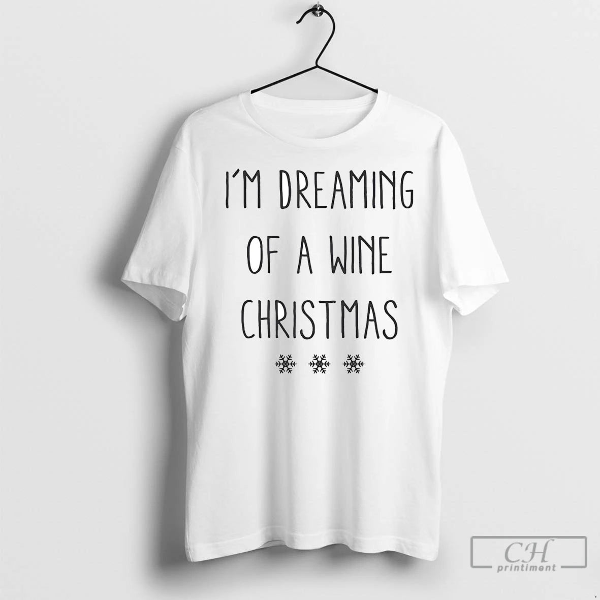 Premium Im Dreaming Of A Wine Christmas Shirt Hoodie Sweatshirt | PurePodTees.com