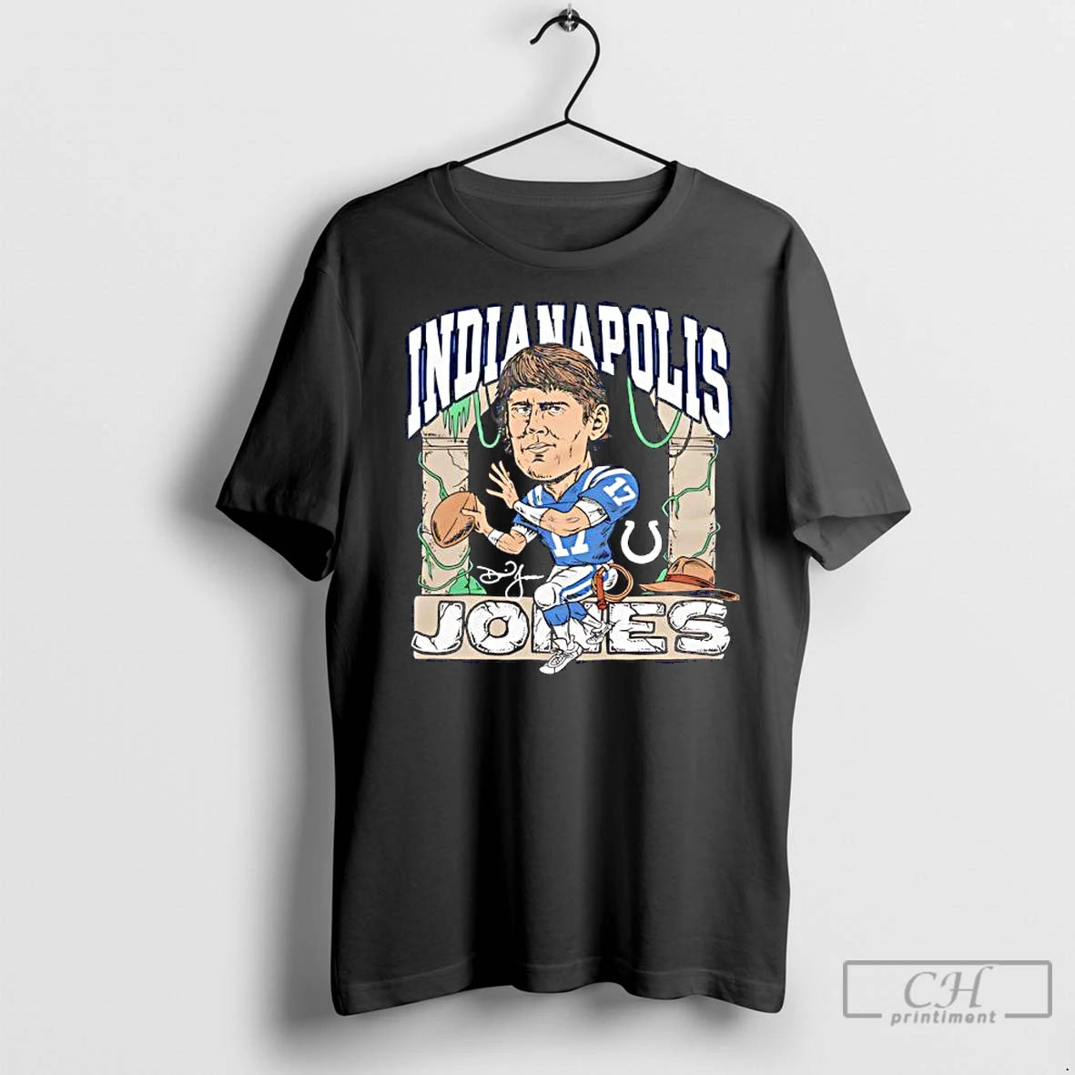 Premium Indianapolis Colts Superstar Daniel Jones Lights Up The Field Graphic Shirt Hoodie Sweatshirt | PurePodTees.com