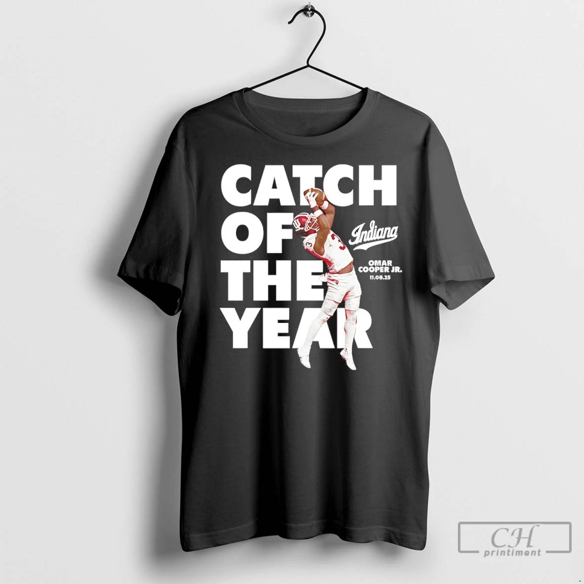 Premium Indianasomar Cooper Jr Catch Of The Year Shirt Hoodie Sweatshirt | PurePodTees.com