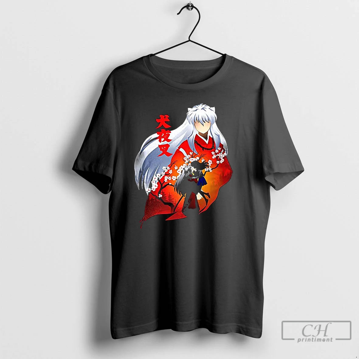 Premium Inuyasha Anime Half Demon T Shirts Hoodie Sweatshirt | PurePodTees.com