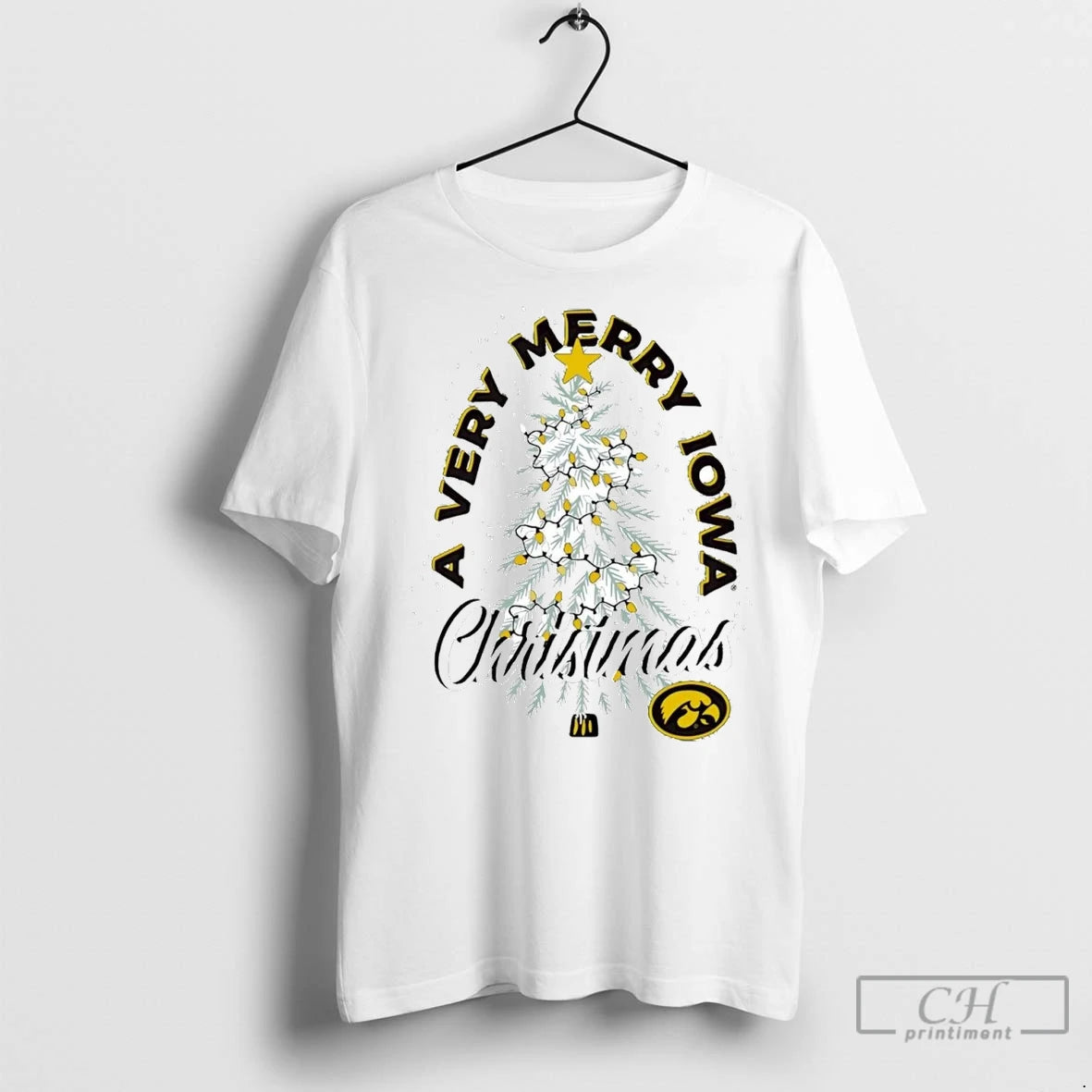 Premium Iowa Hawkeyes A Very Merry Iowa Christmas Shirt Hoodie Sweatshirt | PurePodTees.com