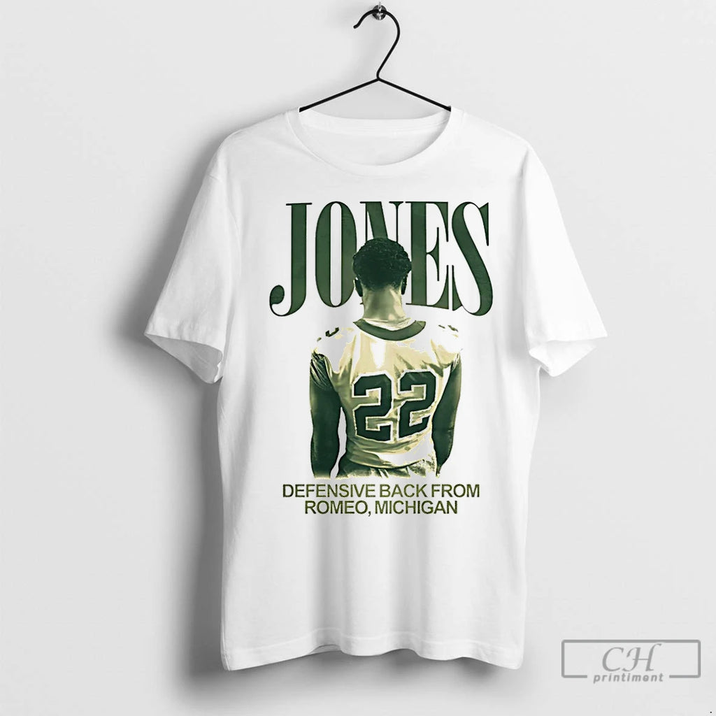 Premium Isaiah Jones Defensive Back From Remeo Michigan Shirt Hoodie Sweatshirt | PurePodTees.com