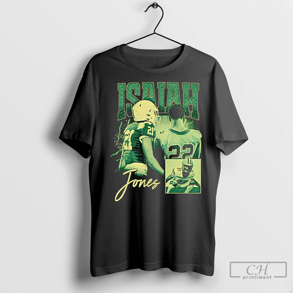 Premium Isaiah Jones Defensive Back Graphic Shirt Hoodie Sweatshirt | PurePodTees.com