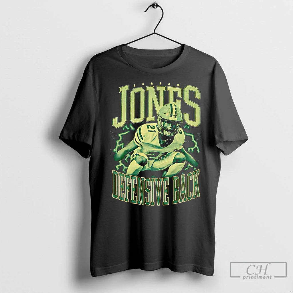 Premium Isaiah Jones Defensive Back Vintage Shirt Hoodie Sweatshirt | PurePodTees.com