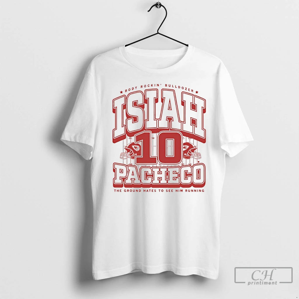 Premium Isiah Pachecho 10 Max Collegiate Shirt Hoodie Sweatshirt | PurePodTees.com