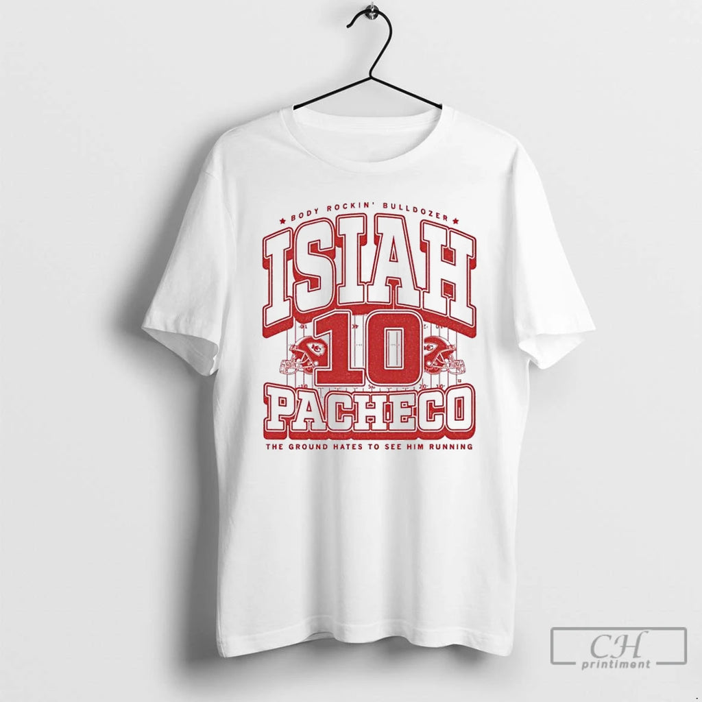 Premium Isiah Pacheco Max Collegiate T Shirts Hoodie Sweatshirt | PurePodTees.com