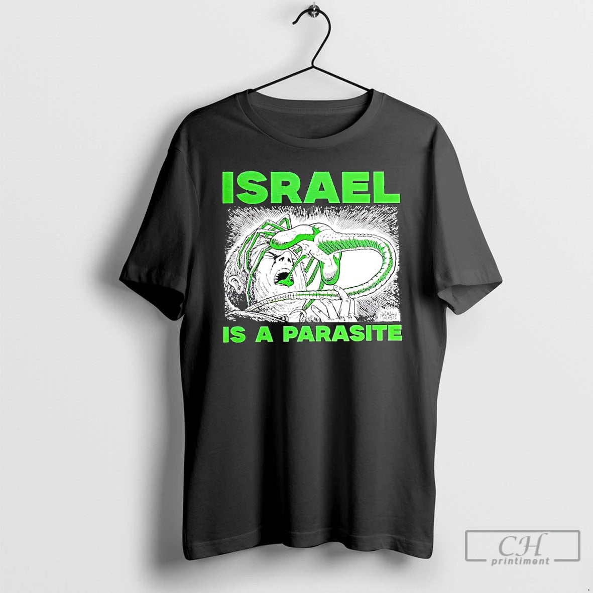 Premium Israel Is A Parasite Alien Persons Face Shirt Hoodie Sweatshirt | PurePodTees.com