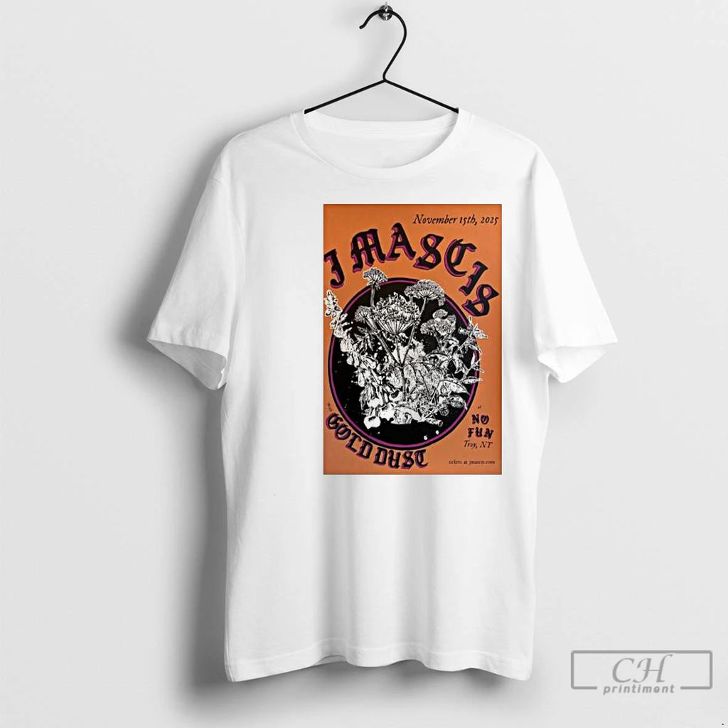Premium J Mascis No Fun Troy Ny November 15 2025 Concert Circle White Shirt Hoodie Sweatshirt | PurePodTees.com