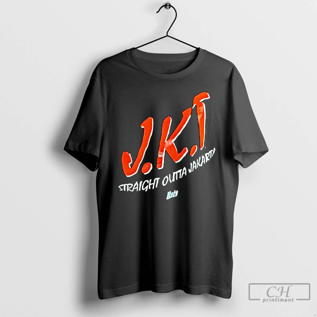Premium J K T Straight Outta Jakarta T Shirts Hoodie Sweatshirt | PurePodTees.com