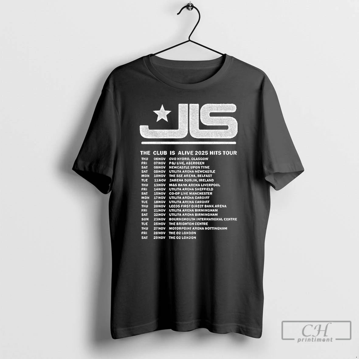 Premium Jls The Club Is Alive 2025 Hits Tour T Shirts Hoodie Sweatshirt | PurePodTees.com