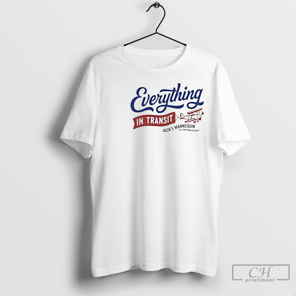 Premium Jacks Mannequin Everything In Transit 20 Year Anniversary Circle White Shirt Hoodie Sweatshirt | PurePodTees.com