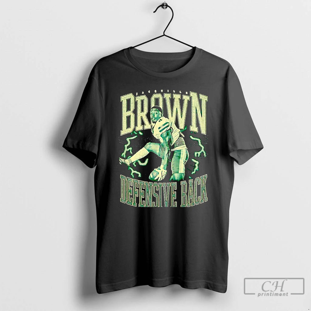Premium Jacquille Brown Defensive Back Vintage Christmas T Shirts Hoodie Sweatshirt | PurePodTees.com