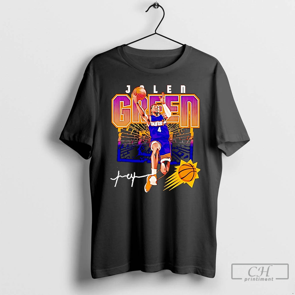 Premium Jalen Green Phoenix Suns Shattered Signature Christmas T Shirts Hoodie Sweatshirt | PurePodTees.com