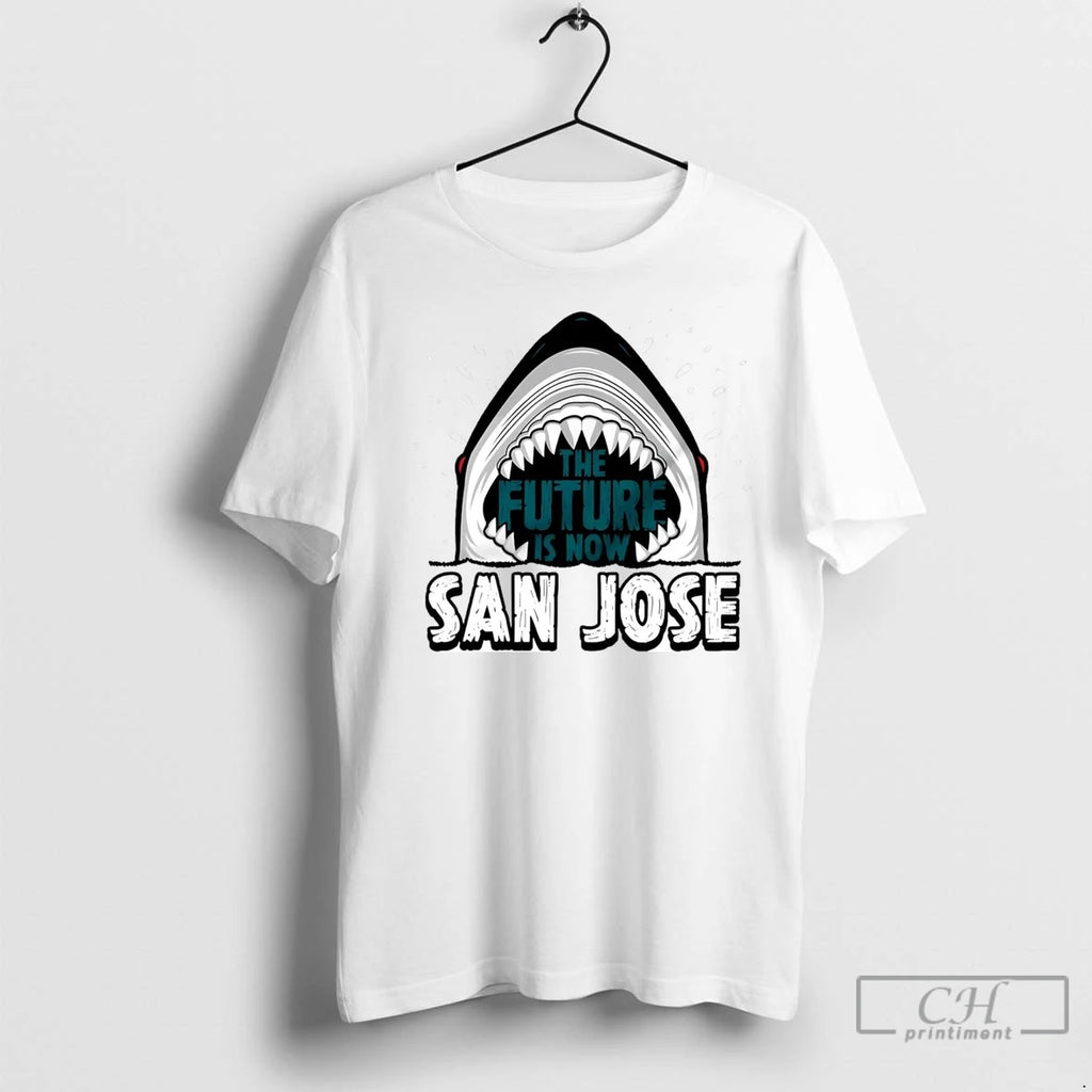 Premium Jaws The Future Is Now San Jose Sharks Shirt Hoodie Sweatshirt | PurePodTees.com