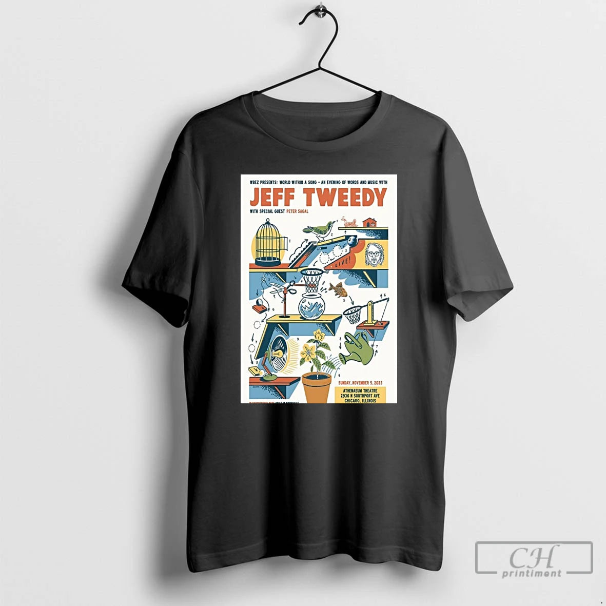 Premium Jeff Tweedy Athenaeum Center Chicago Il November 5 2023 T Shirts Hoodie Sweatshirt | PurePodTees.com