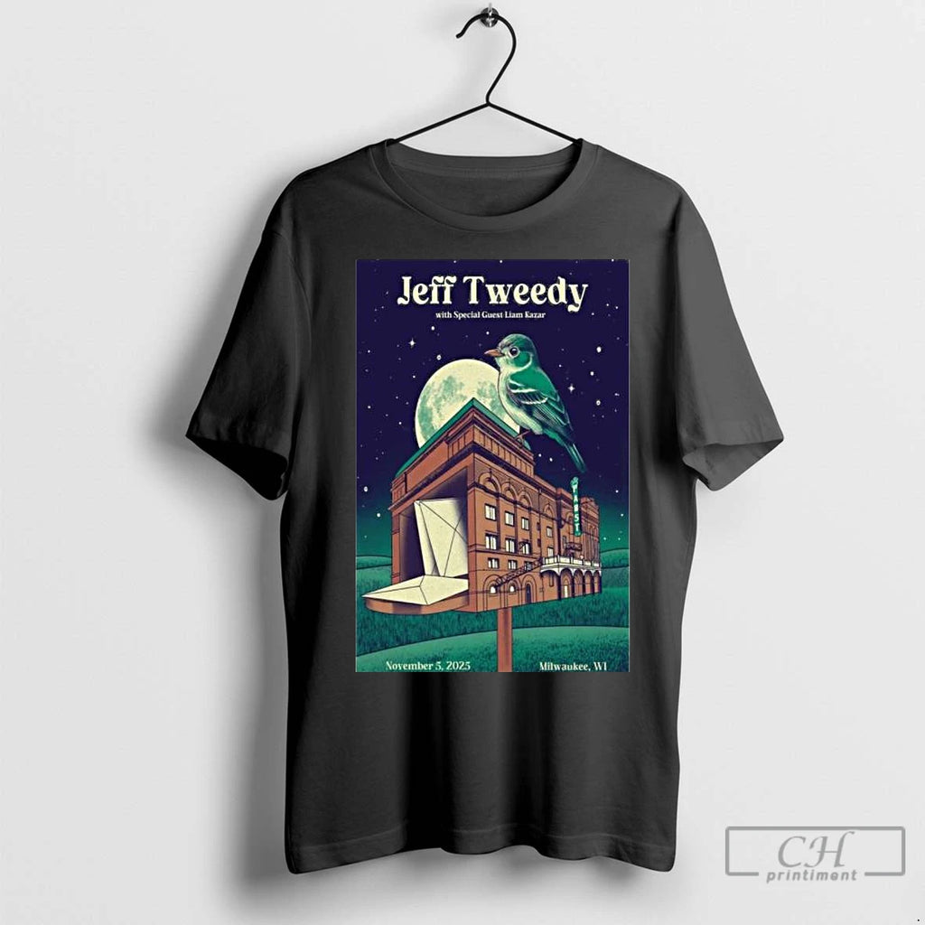 Premium Jeff Tweedy Milwaukee Wi November 5 2025 Long Sleve Shirt Hoodie Sweatshirt | PurePodTees.com