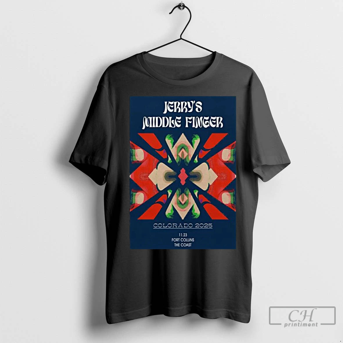 Premium Jerrys Middle Finger Fort Collins Tour On Nov 23 2025 Long Sleve Shirt Hoodie Sweatshirt | PurePodTees.com