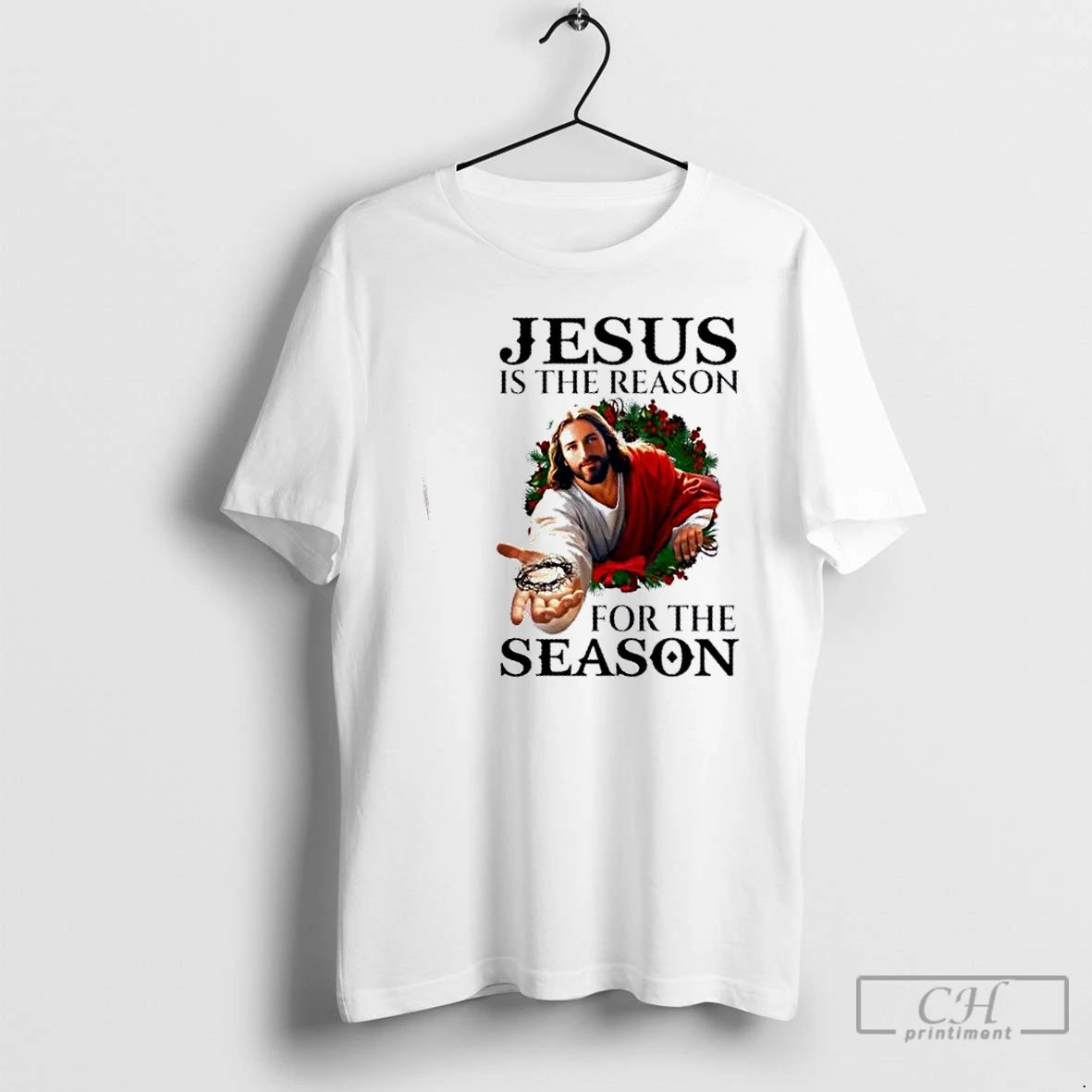 Premium Jesus Is The Reason For The Season Christmas T Shirts Hoodie Sweatshirt | PurePodTees.com
