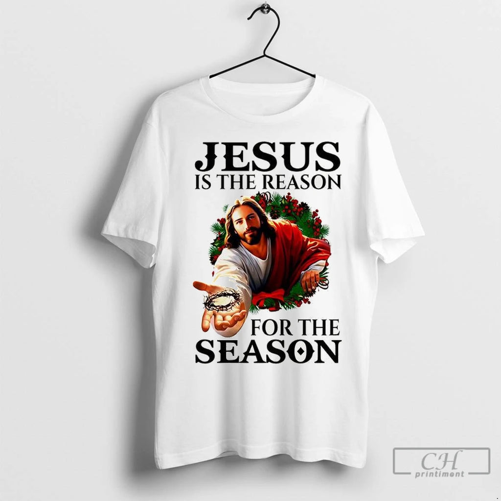 Premium Jesus Is The Reason For The Season Salvation Christian Christmas Shirt Hoodie Sweatshirt | PurePodTees.com