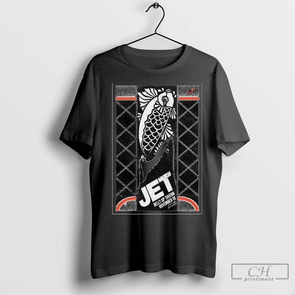 Premium Jet The Band November 10 2025 Belly Up Tavern Circle Black Shirt Hoodie Sweatshirt | PurePodTees.com